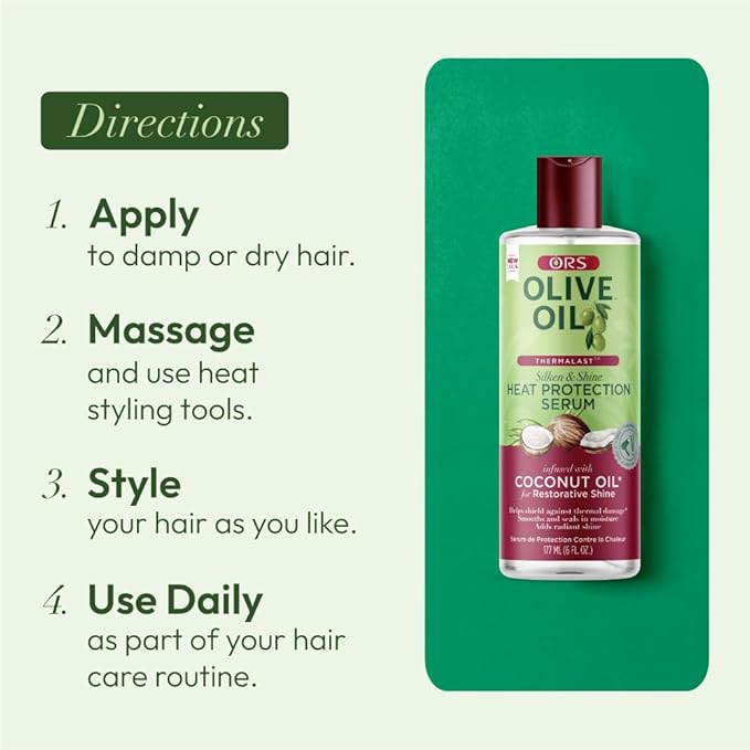 ORS Olive Oil Heat Protection Serum 177ml 2