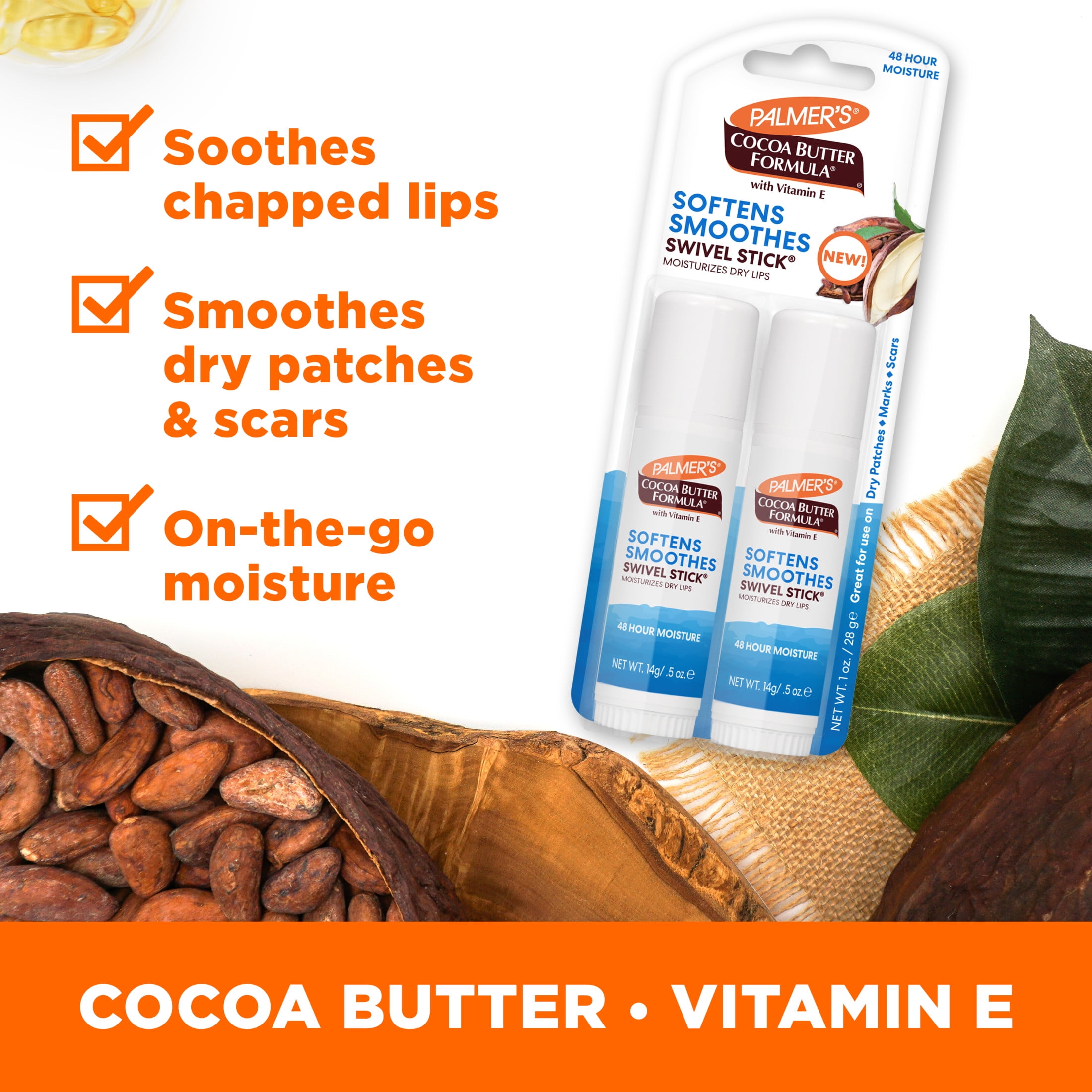 Palmers Cocoa Butter Swivel Stick 2s 3
