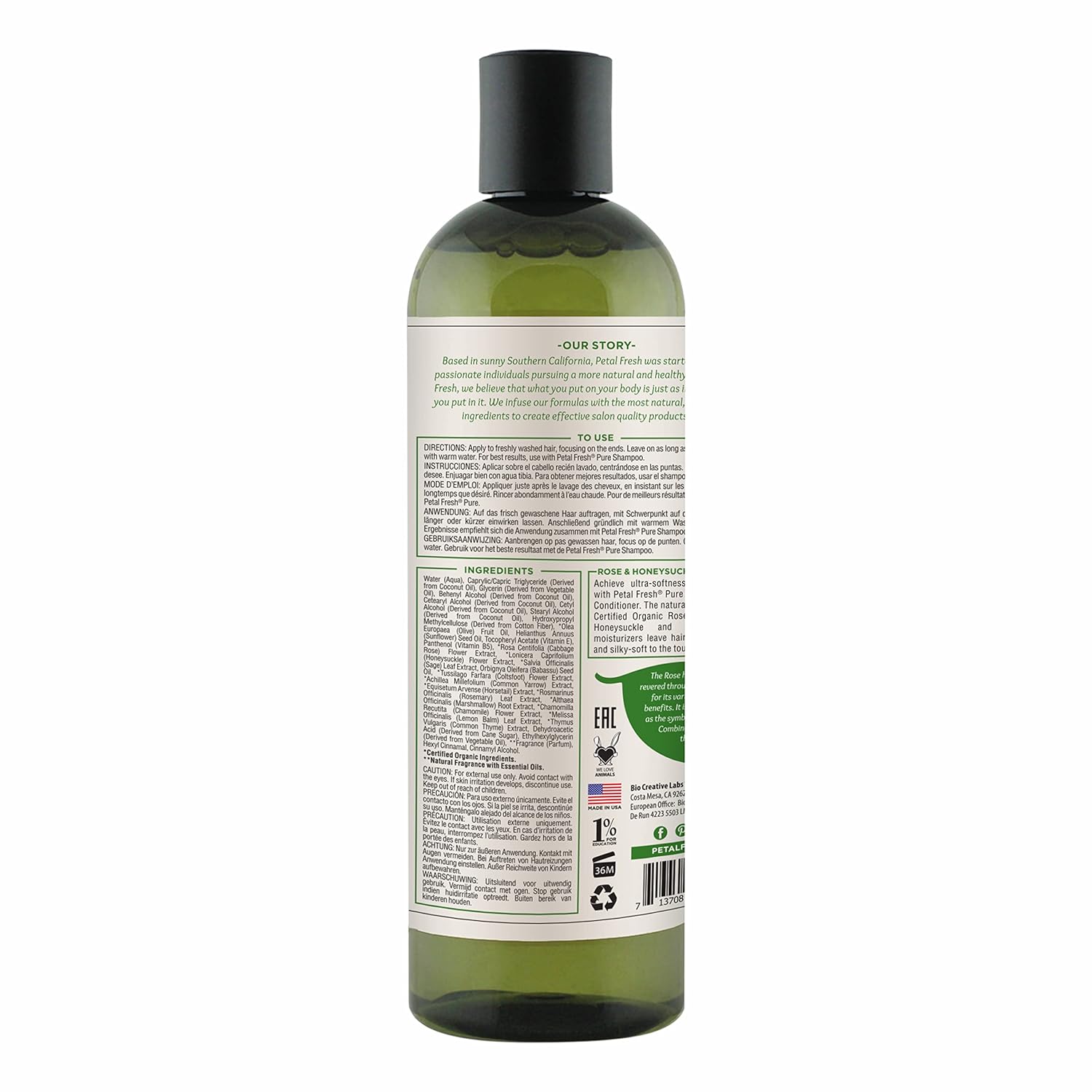 Petal Fresh Rose and Honey Conditioner 355ml 2