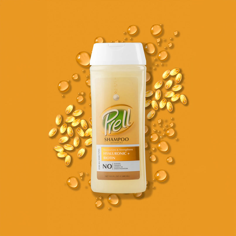 Prell Hyaluronic and Biotin Shampoo 400ML 4