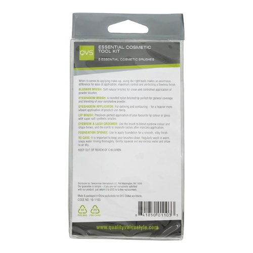 QVS Essential Cosmetic Tool Kit 2