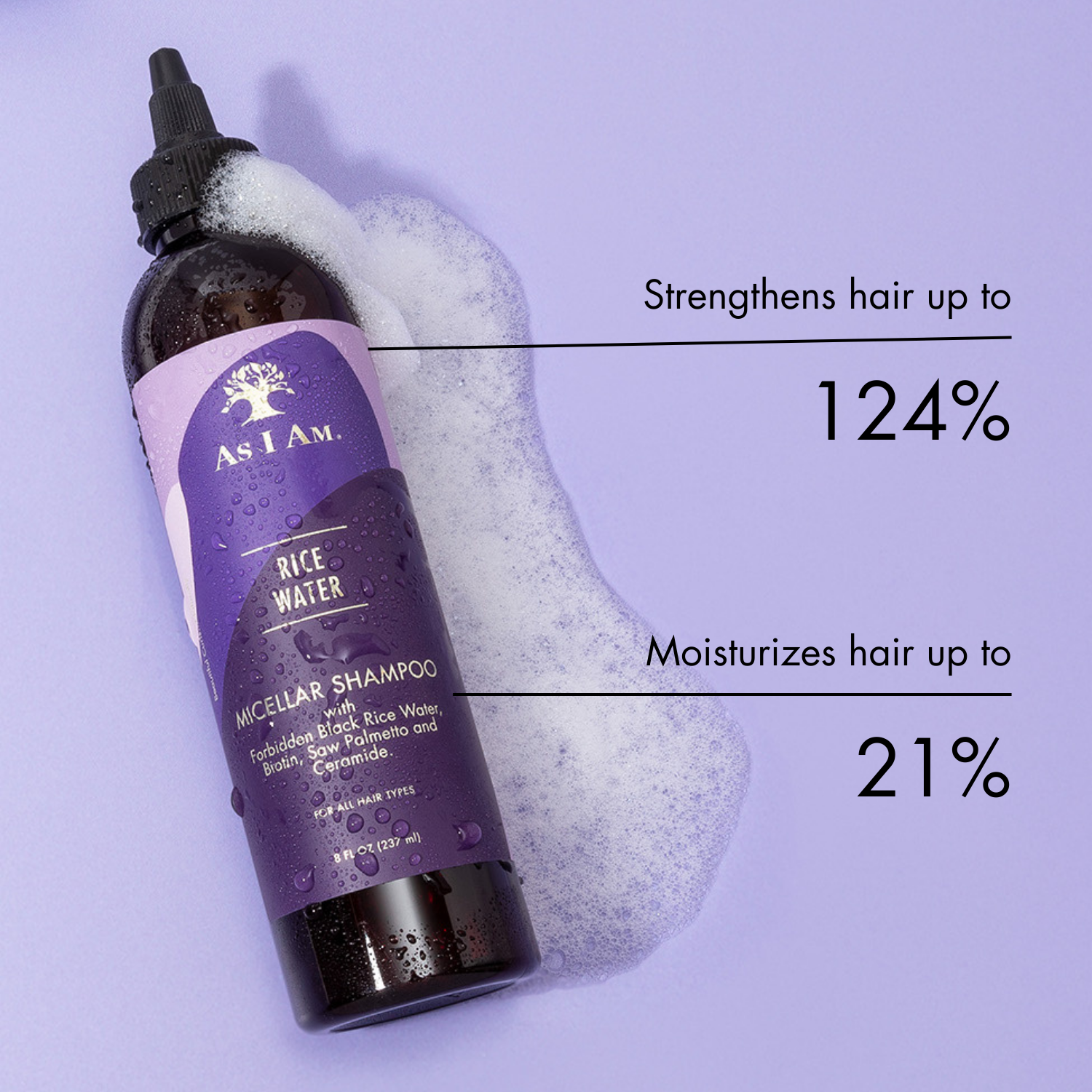 As I Am Rice Water Micellar Shampoo – 237ml 3