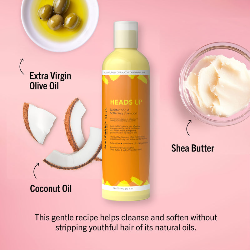 Aunt Jackie’s Kids Moisturising & Softening Shampoo 355ml 2