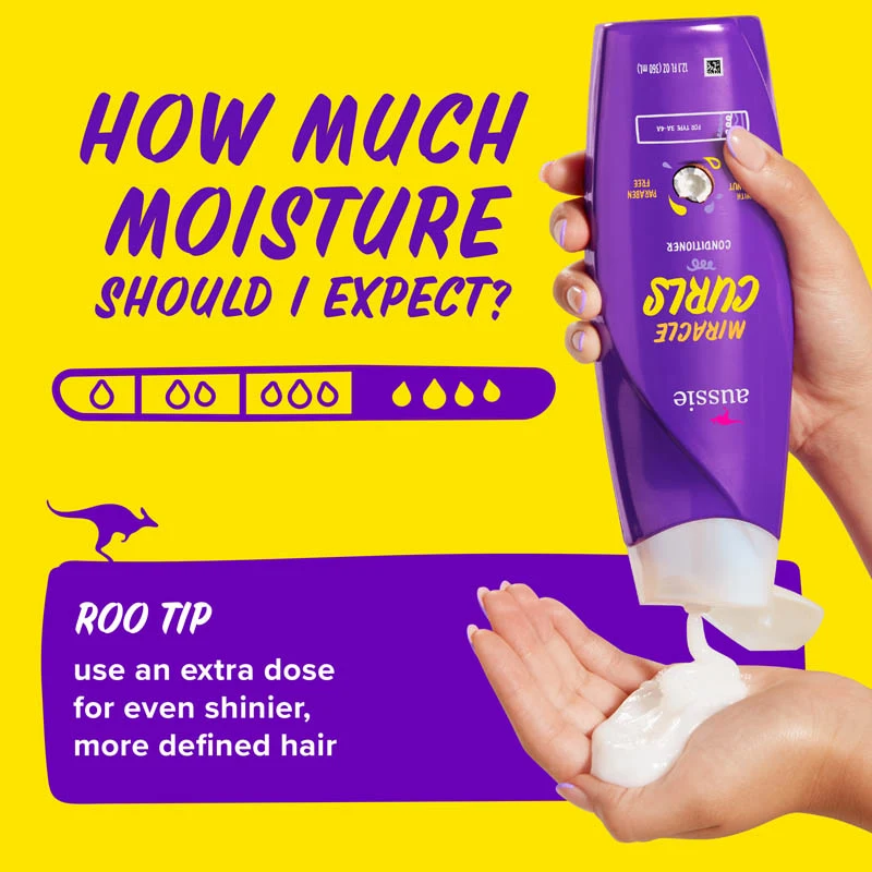 Aussie Miracle Curls Conditioner 360ml 3
