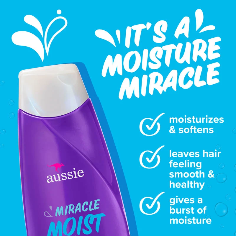 Aussie Miracle Moist Avocado and Jojoba Oil Conditioner 360ml 2