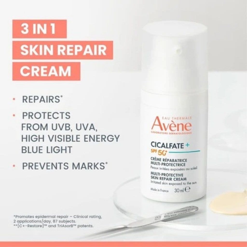 Avene Cicalfate Multi-Protective Repair Cream SPF50+ 30ml 3