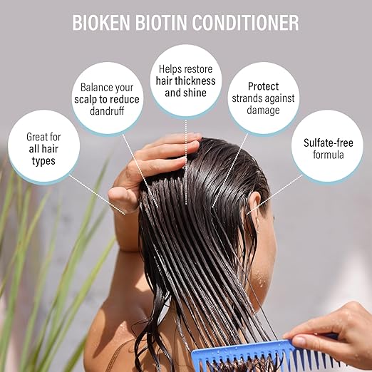 Bioken Biotin Thick and Full Conditioner 296ml 4