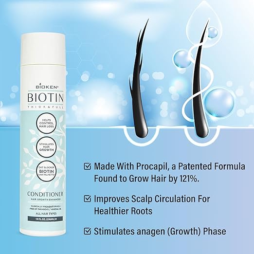 Bioken Biotin Thick and Full Conditioner 296ml 3