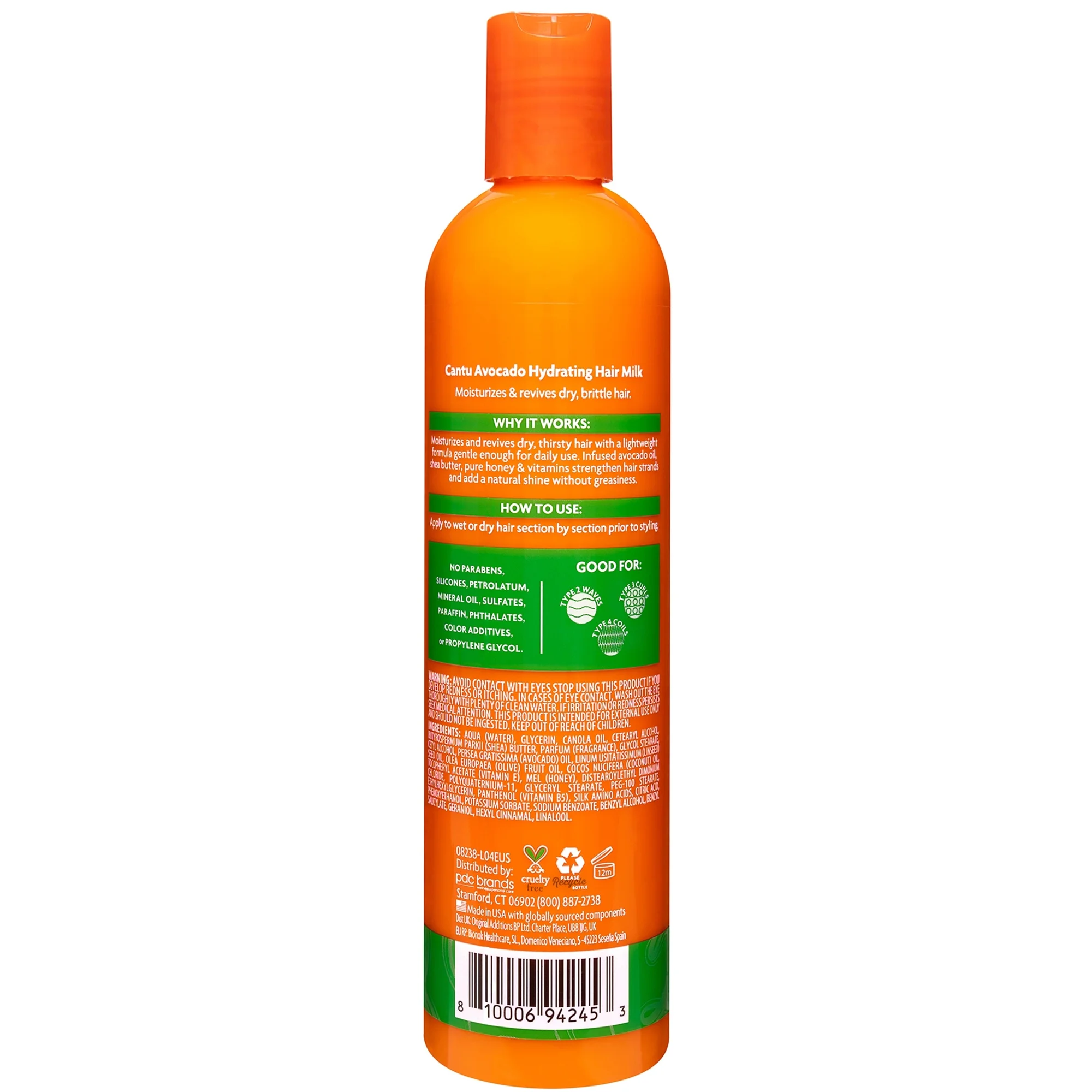 Cantu Avocado Lightweight Hair Milk 355ml 2