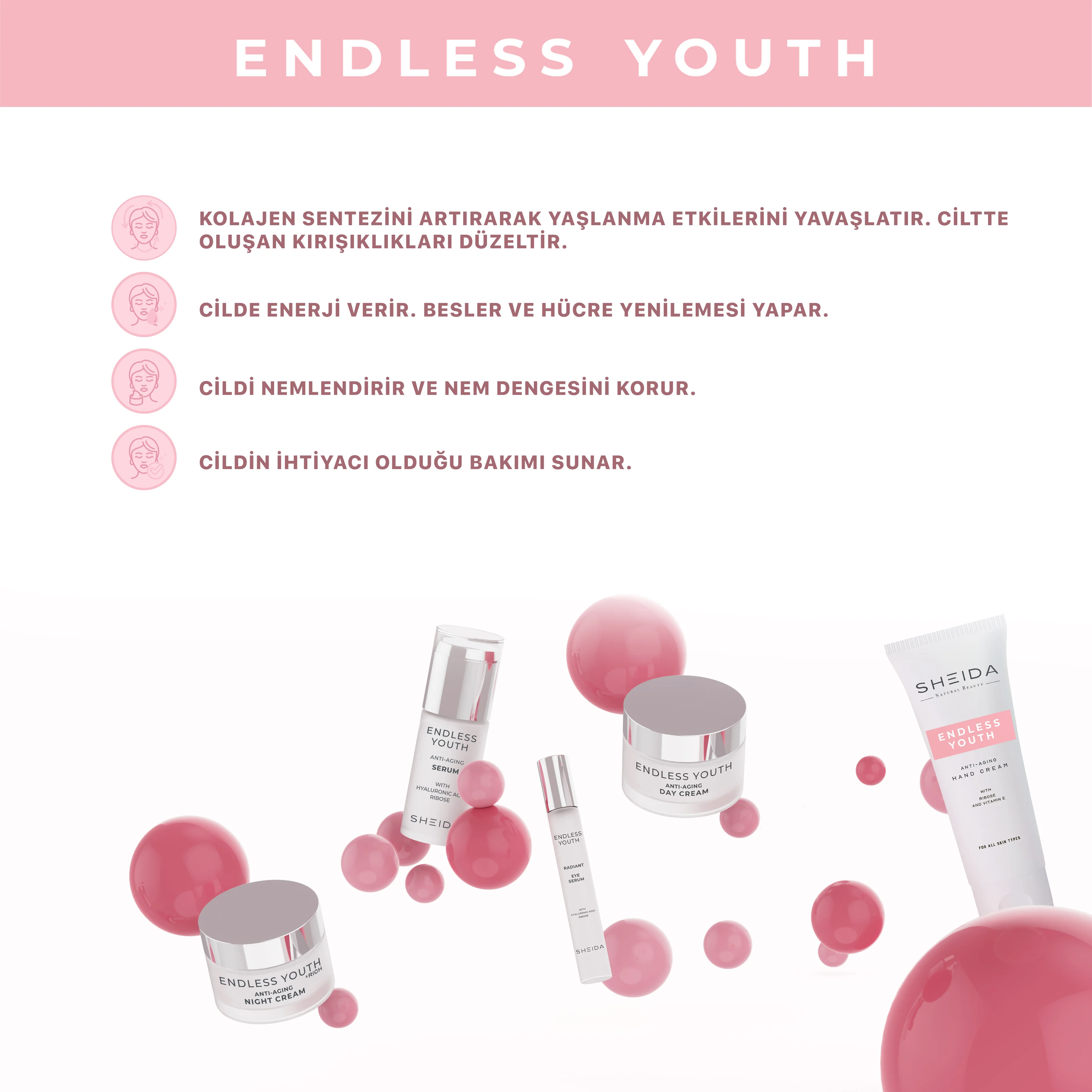 Sheida Endless Youth Extra Rich Anti-Aging Day Cream 50ml 4