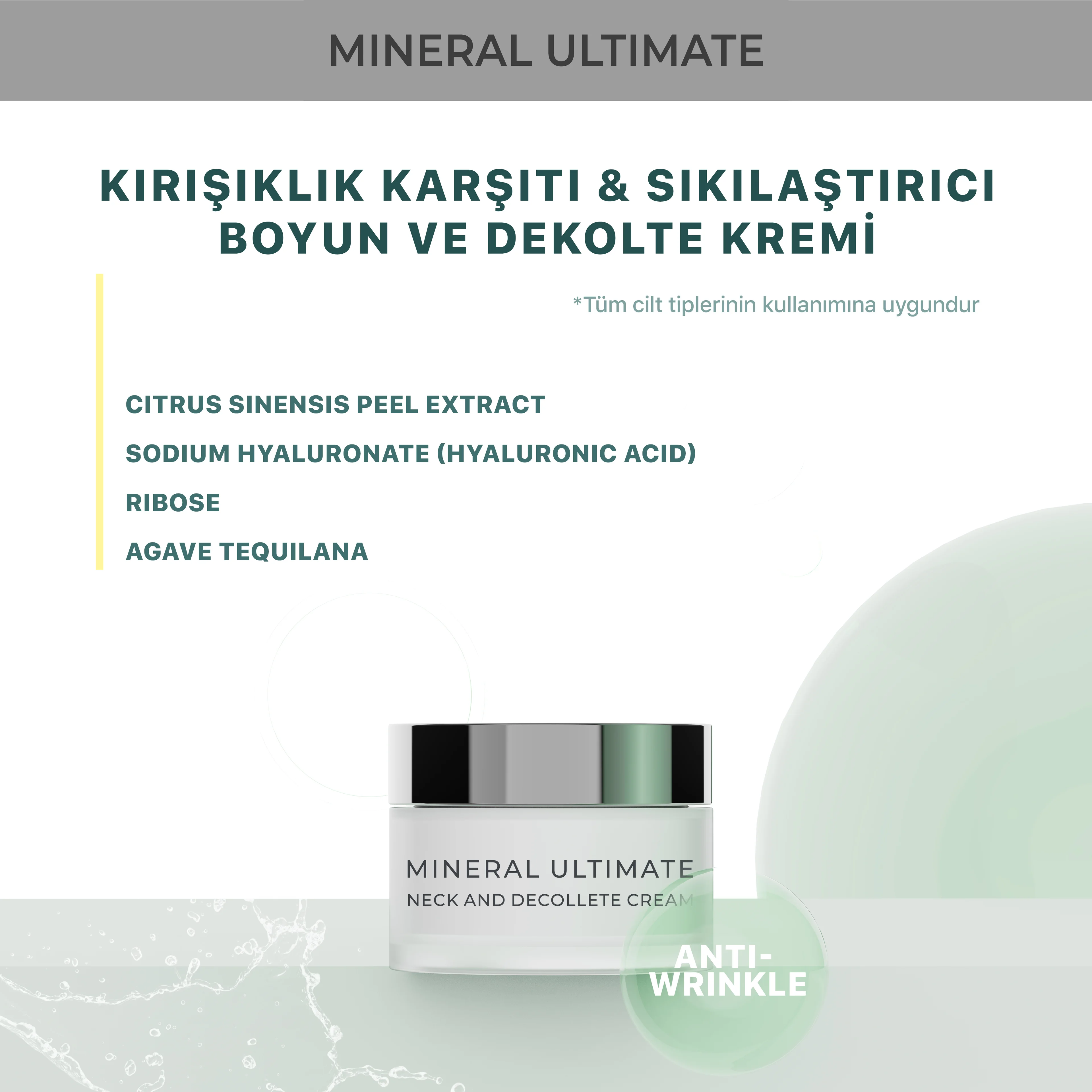 Sheida Mineral Ultimate Neck and Decollete Cream 50ml 2
