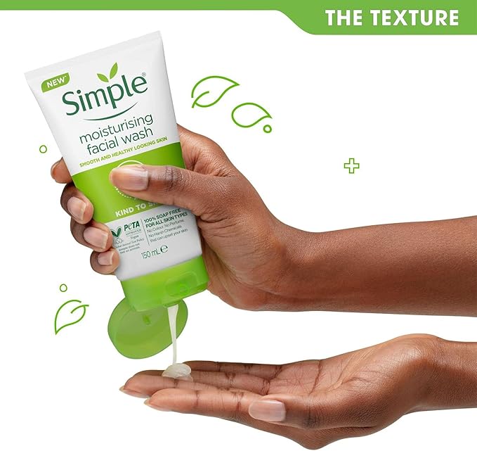 Simple Moisturising Facial Wash 150ml 4