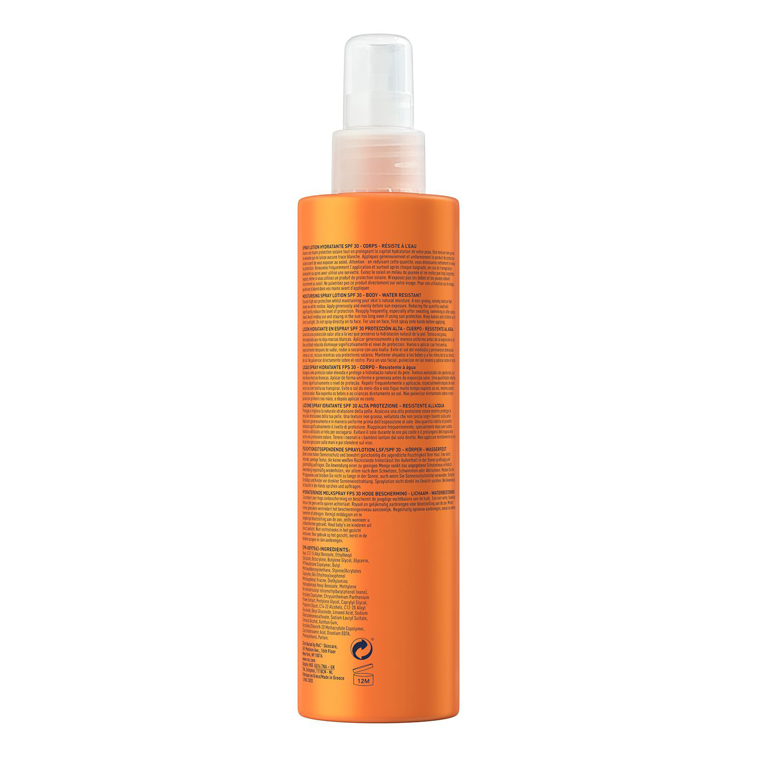 ROC Soleil-Protect Lait Hydratant SPF30+ 200ml 2