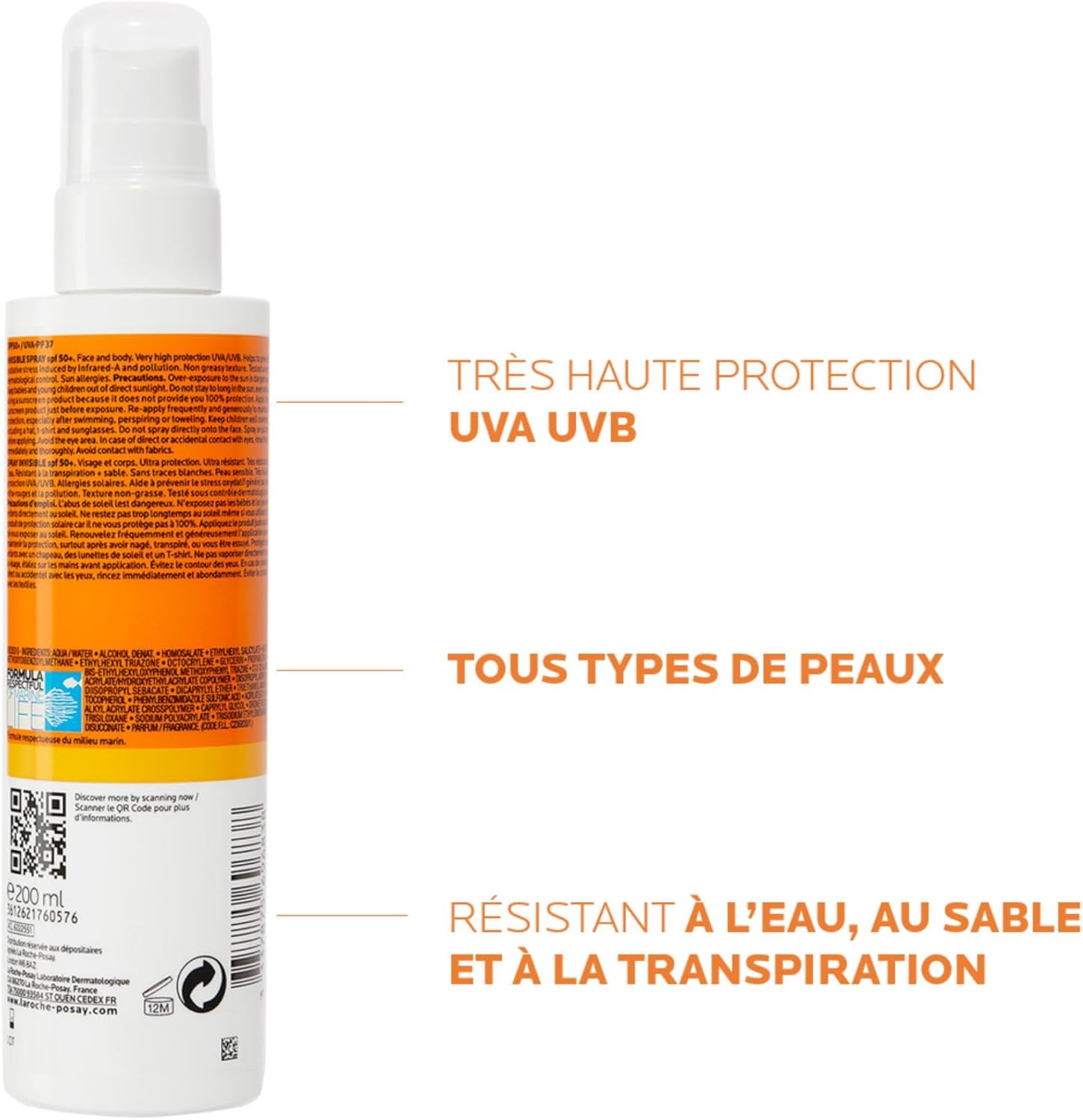 La Roche-Posay Anthelios Invisible Spray SPF 50+ 200ml  4