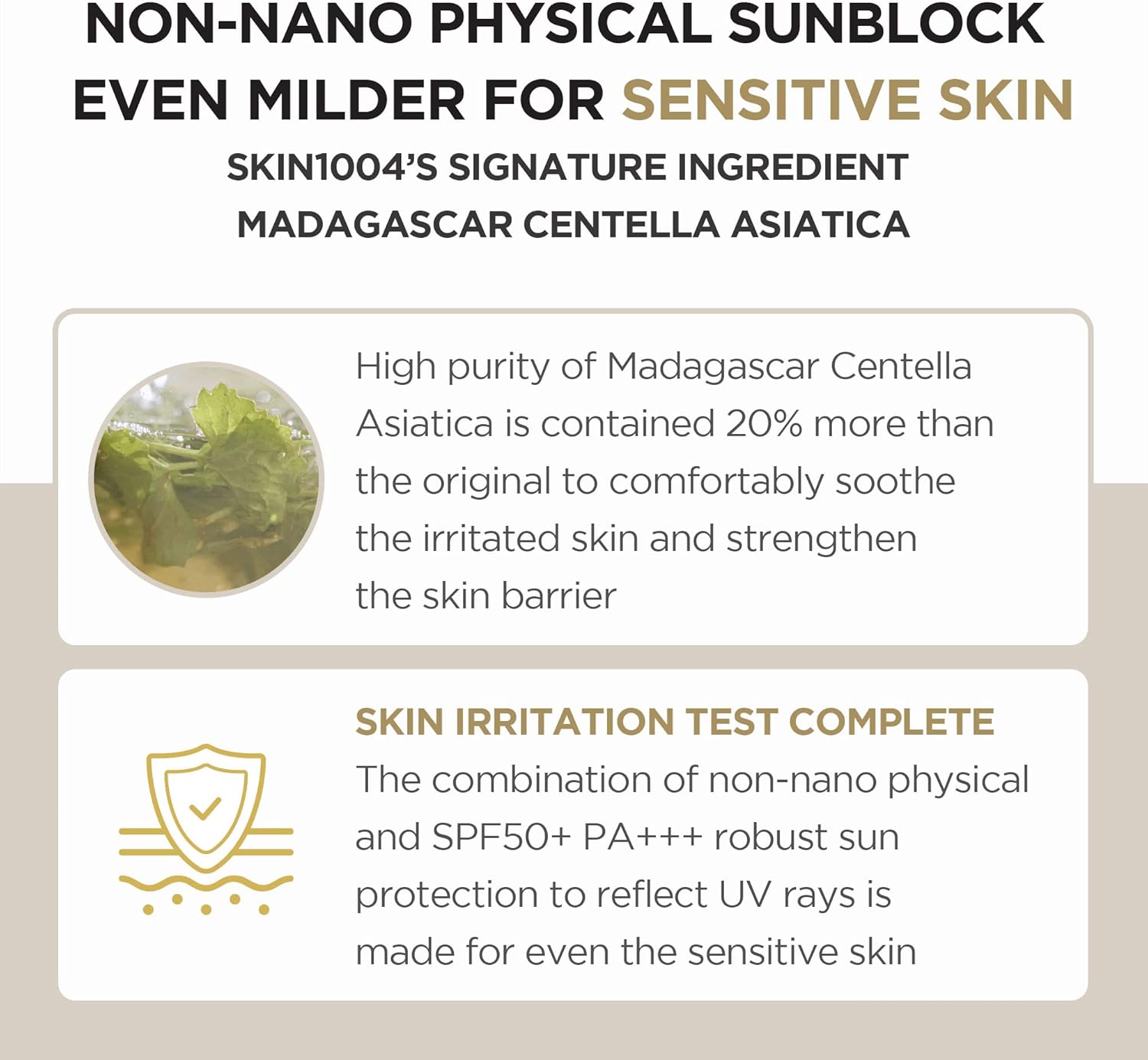SKIN1004 Madagascar Centella Air-Fit Suncream Plus SPF50+ – 50ml  2