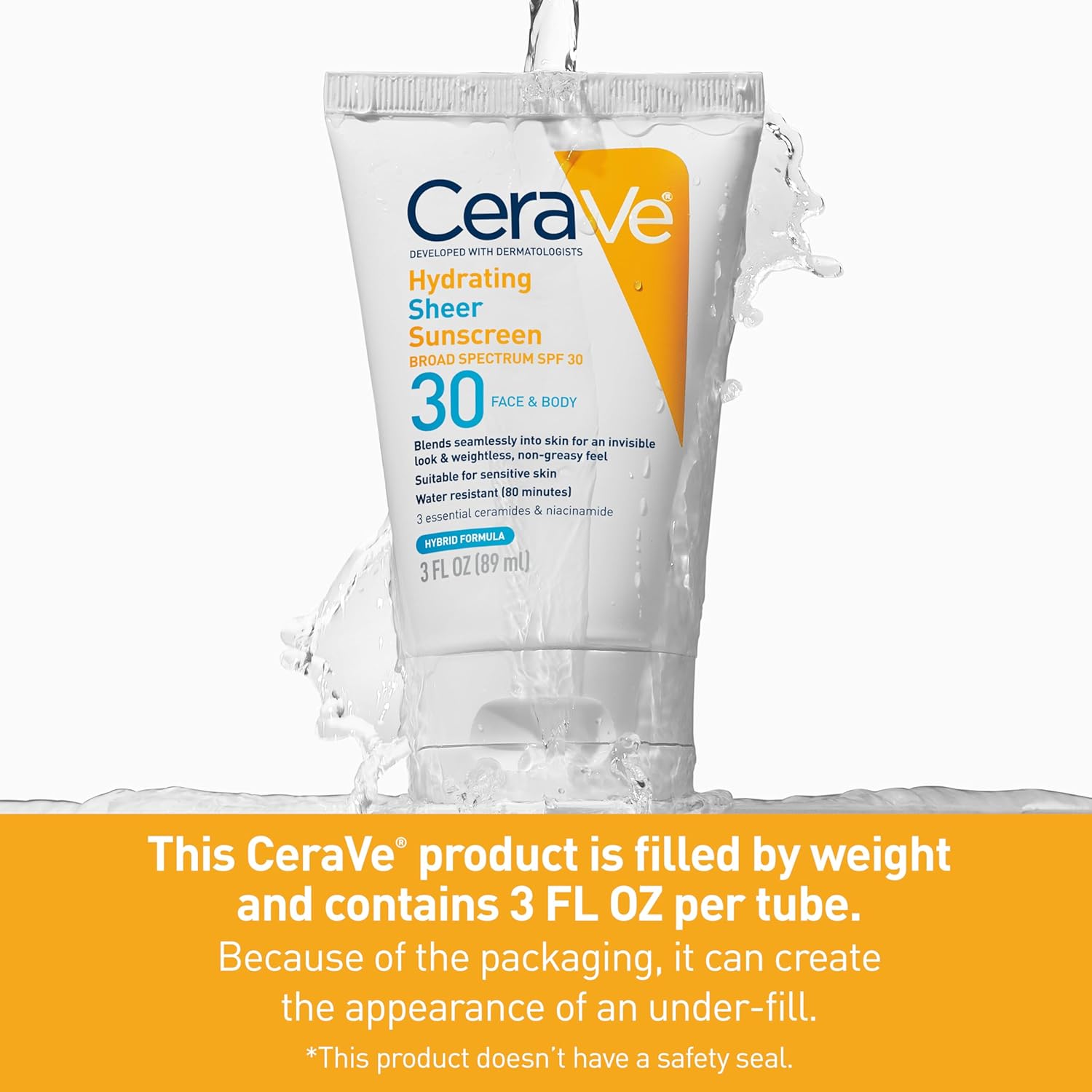 Cerave Hydrating Sheer Sunscreen SPF30 - 89ml 3