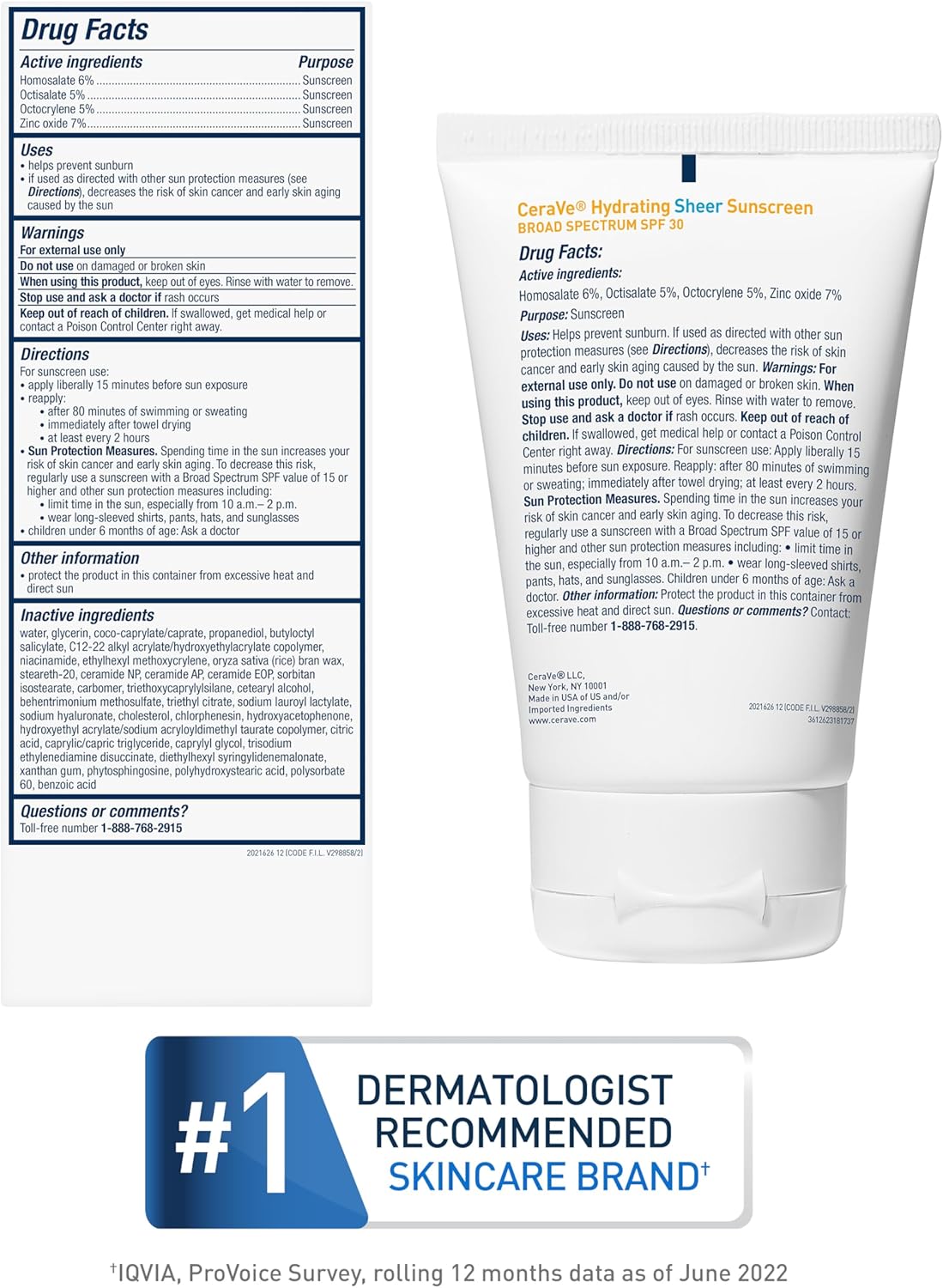 Cerave Hydrating Sheer Sunscreen SPF30 - 89ml 2