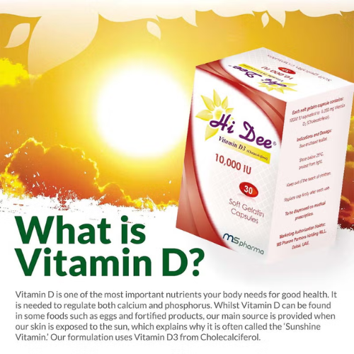 Hi Dee Vitamin D3 10,000 IU – 30 Soft Gelatin Capsules 2