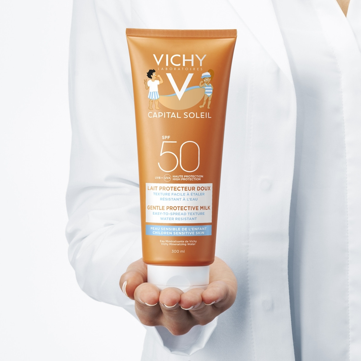 Vichy Capital Soleil Spf 50+ Kids Gentle Protective Milk 300ML 2