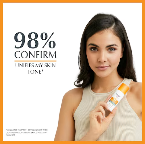 Eucerin Oil Control Tinted Sun Gel Cream Medium 50ml 2