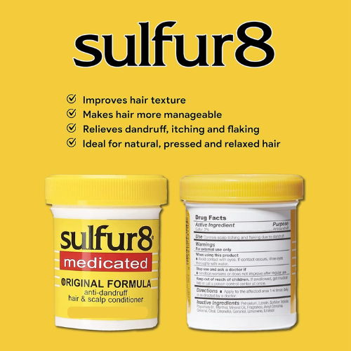 Sulfur8 Original Formula Anti Dandruff Hair Scalp Conditioner 205g 2