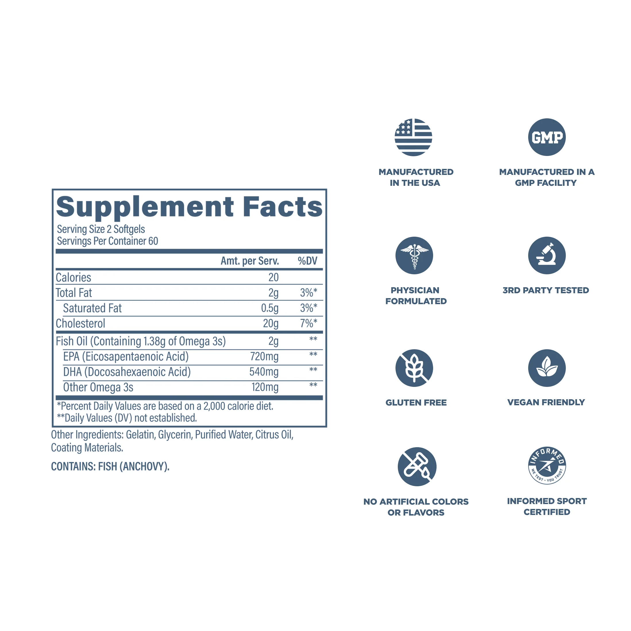 Revive Omega-3 120 Capsules 4