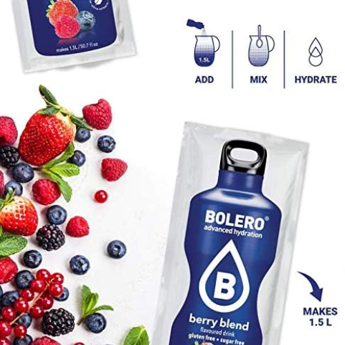 Bolero Advanced Hydration Drinks Berry Blend Flavor 12's pack 2