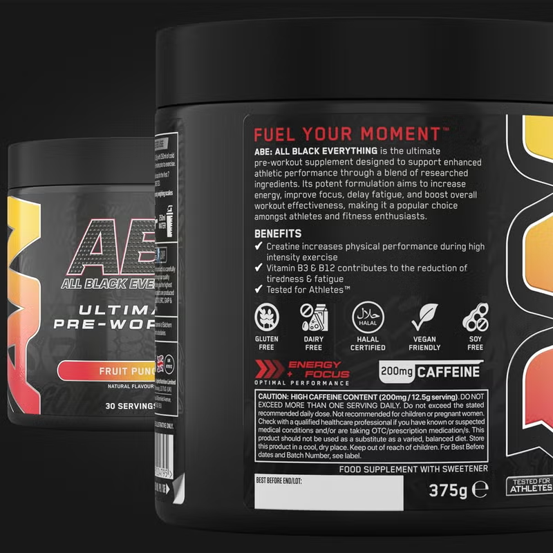 Applied Nutrition ABE Ultimate Pre Workout, Fruit Punch, 30 Serving 2