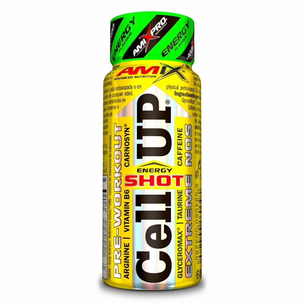 Amix CellUp Pre-workout Shot Energy Flavor - 60ml x 20pcs 2