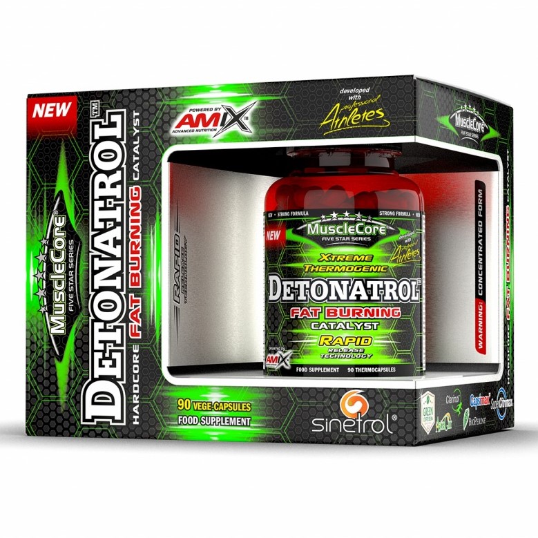 Amix MuscleCore Detonatrol Fat Burner - 90 Capsules 2