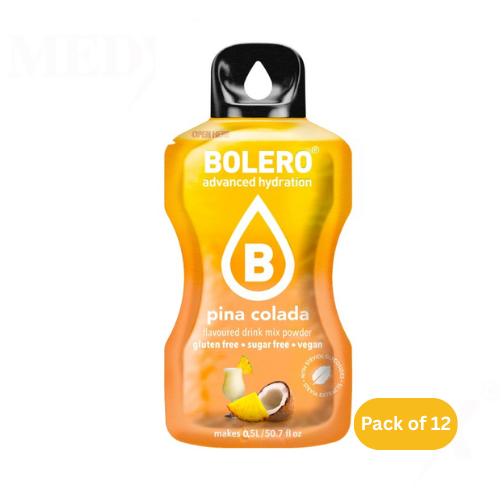 Bolero Advanced Hydration Pina Colada Drink Mix – 12 Sachets  2