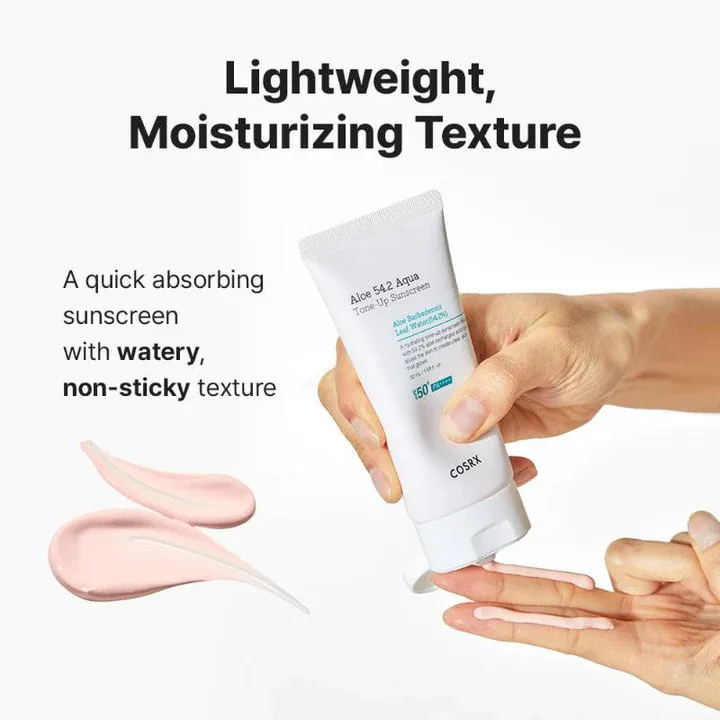COSRX Aloe 54.2 Aqua Tone-Up Sunscreen 50g 3