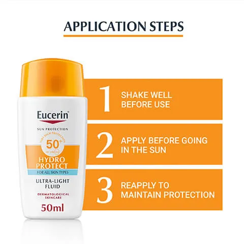 Eucerin Hydro Protect SPF 50+ Ultra Light Fluid 50ml 4