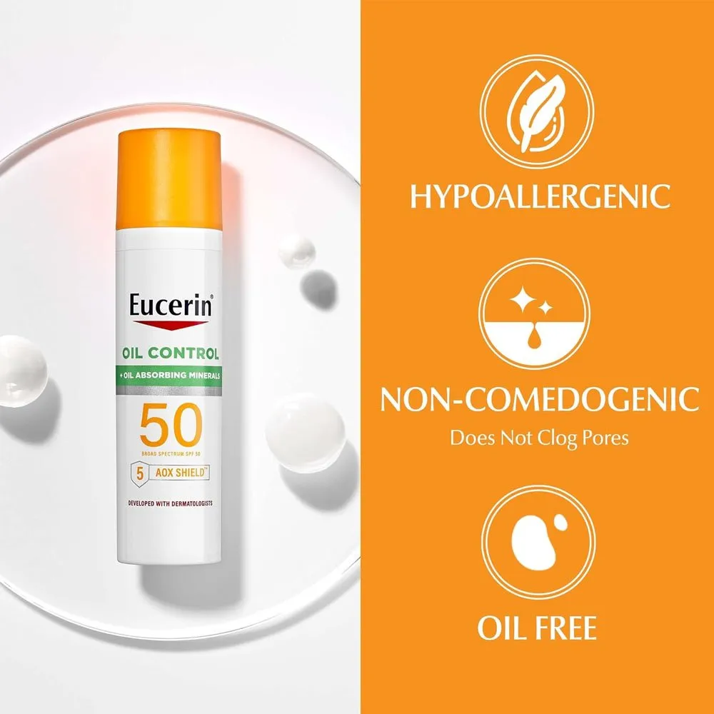 Eucerin Oil Control Sunscreen SPF50 Lotion 75ml 2