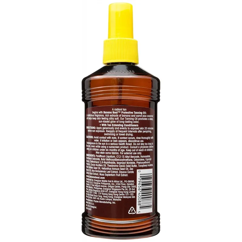 Banana Boat Tanning Oil SPF8 240ml 2