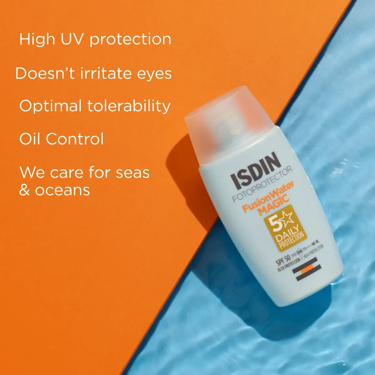 ISDIN Fotoprotector Fusion Water MAGIC SPF 50 50ML 3