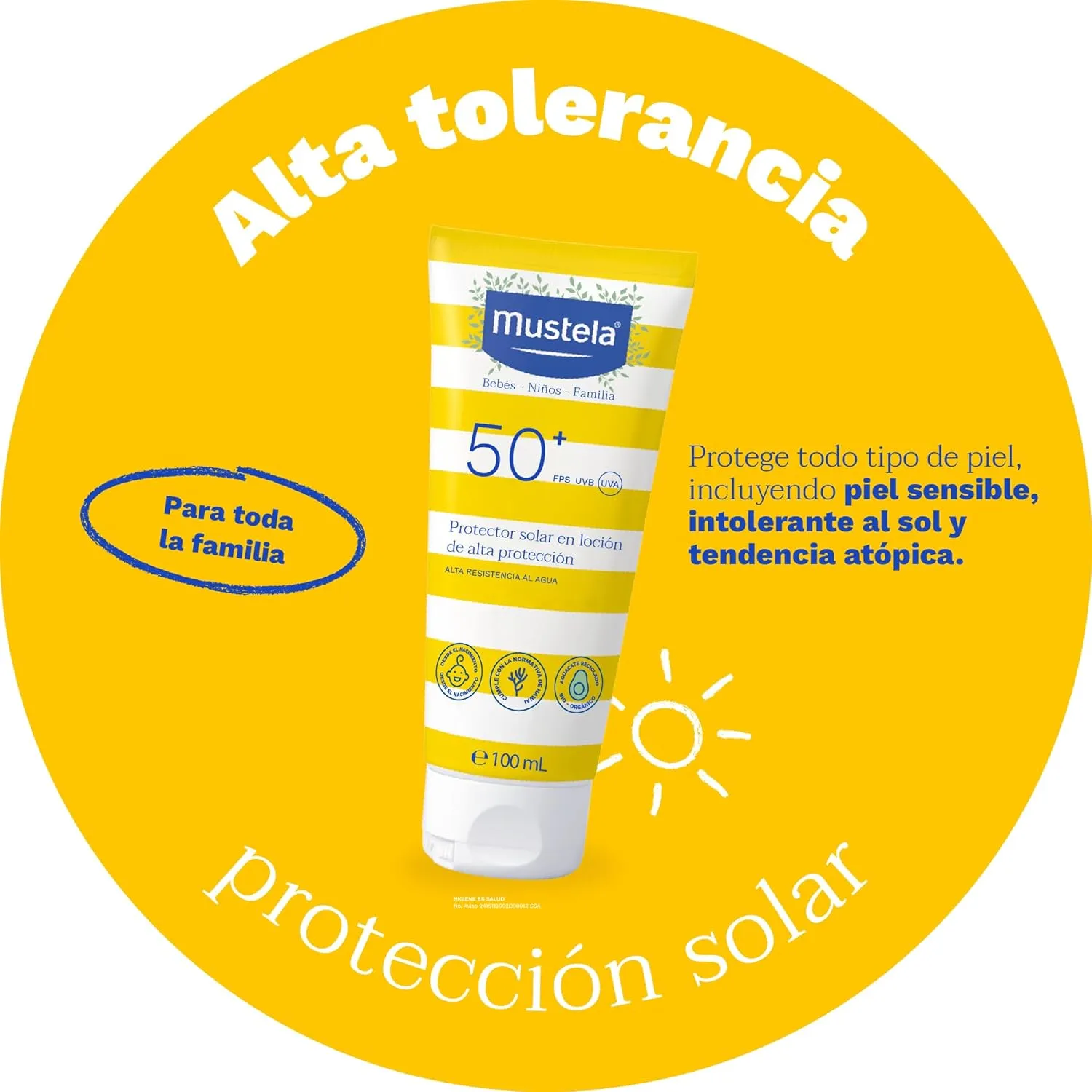 Mustela Kids Sun Lotion Spf 50+ - 100ml 2