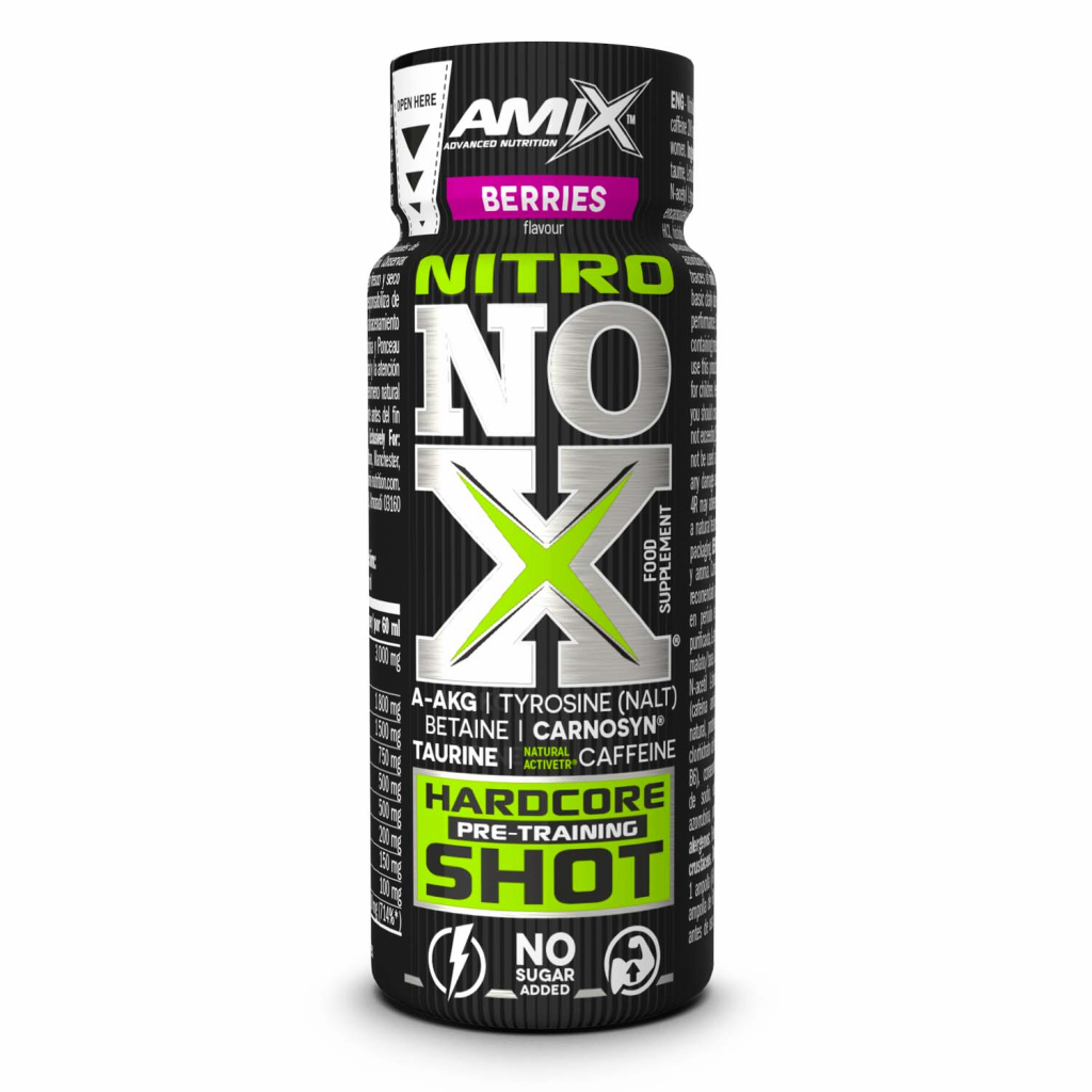 Amix NitroNOX Hardcore Shots Berries Flavor - 60ml x 20pcs 2