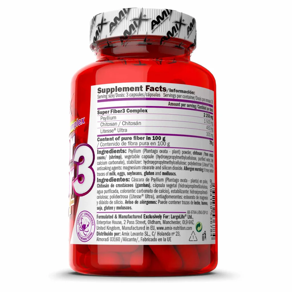 Amix Super Fiber3 Plus - 90 Capsules 4