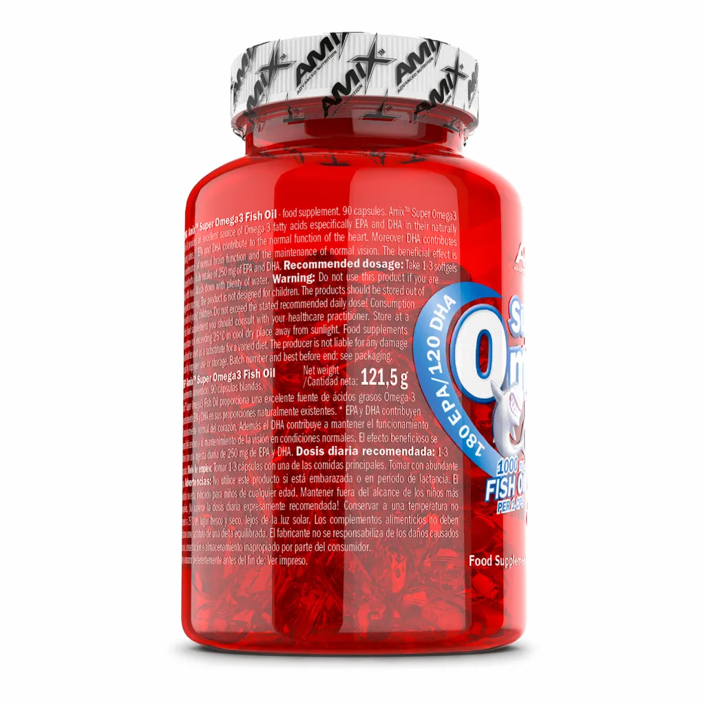 Amix Super Omega3 Fish Oil - 90 Softgels 2