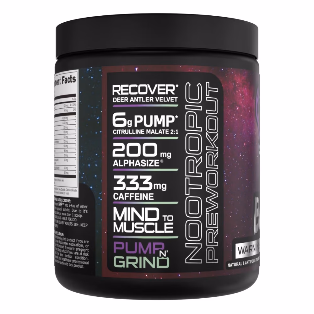Bucked Up BAMF High Stim Pre-Workout Pump N Grind 361g 2