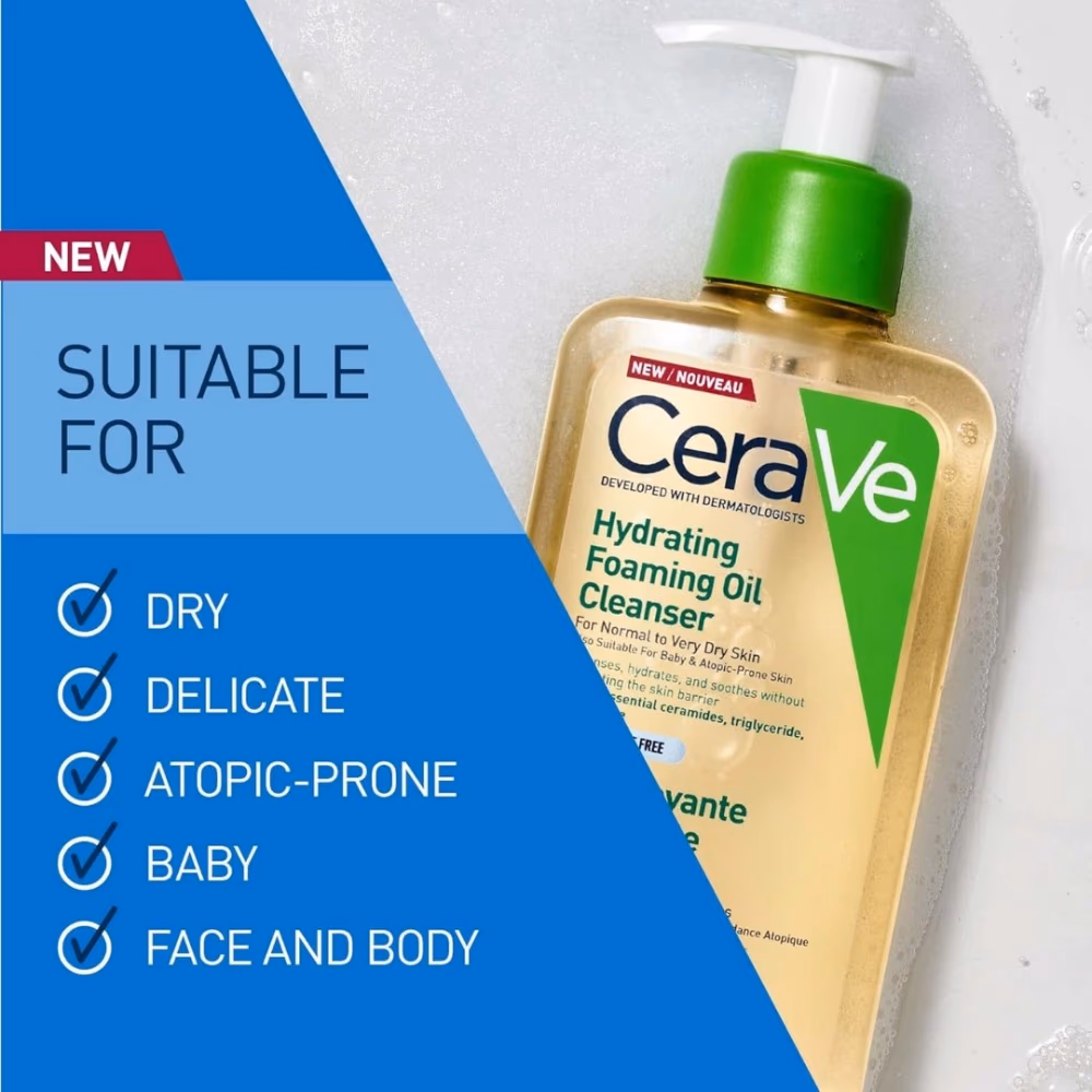 CeraVe Hydrating Foaming Oil Cleanser 473ml  5