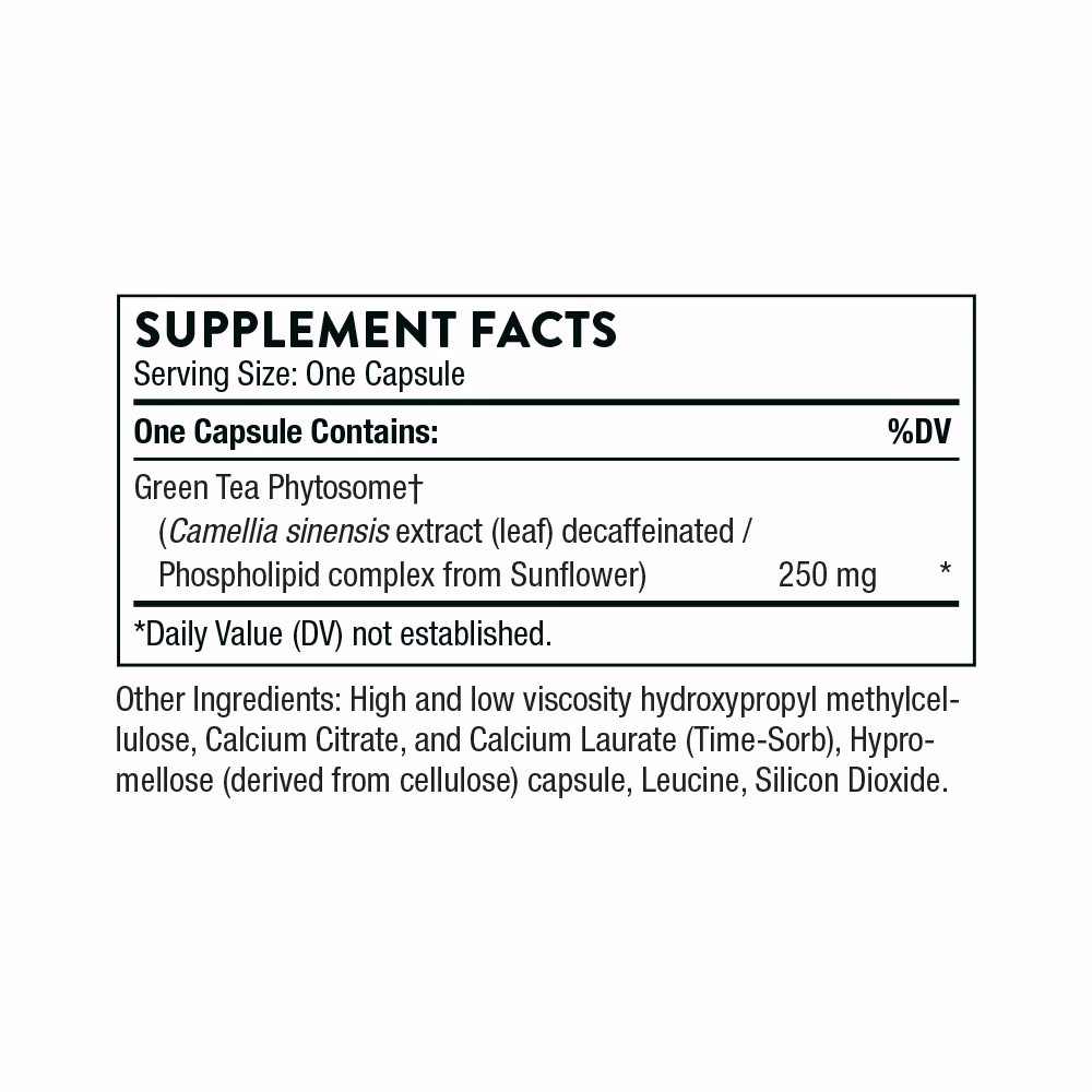Thorne Green Tea Phytosome – 60 Capsules 2
