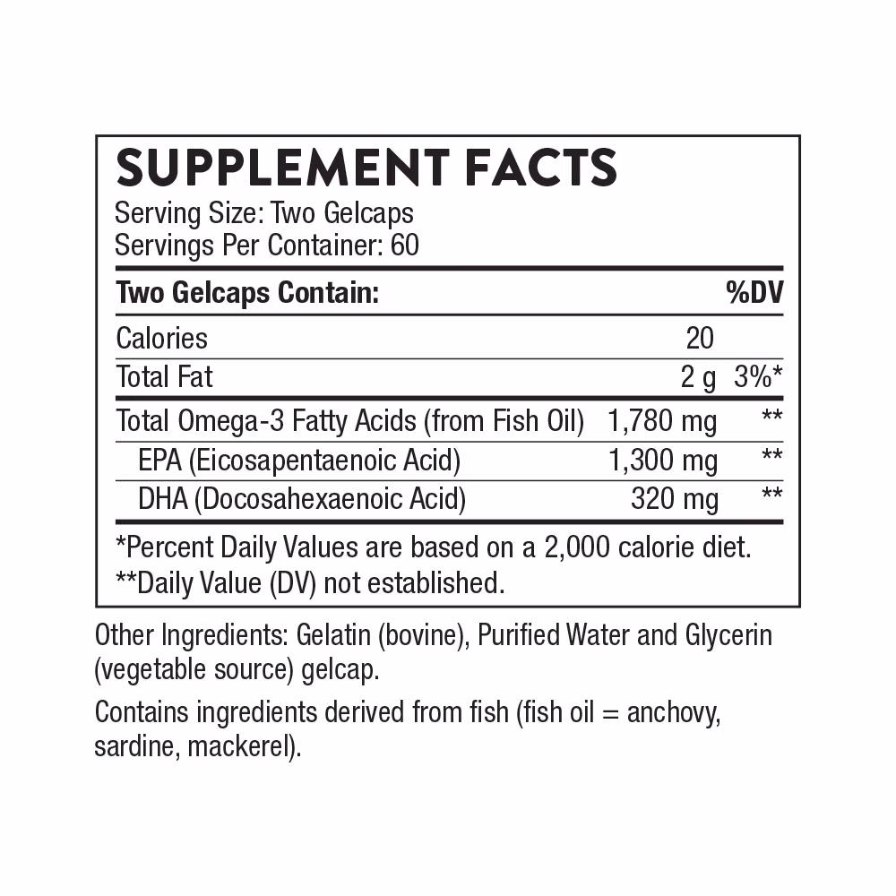 Thorne Super EPA Pro High Omega-3 120 Gelcapules 5