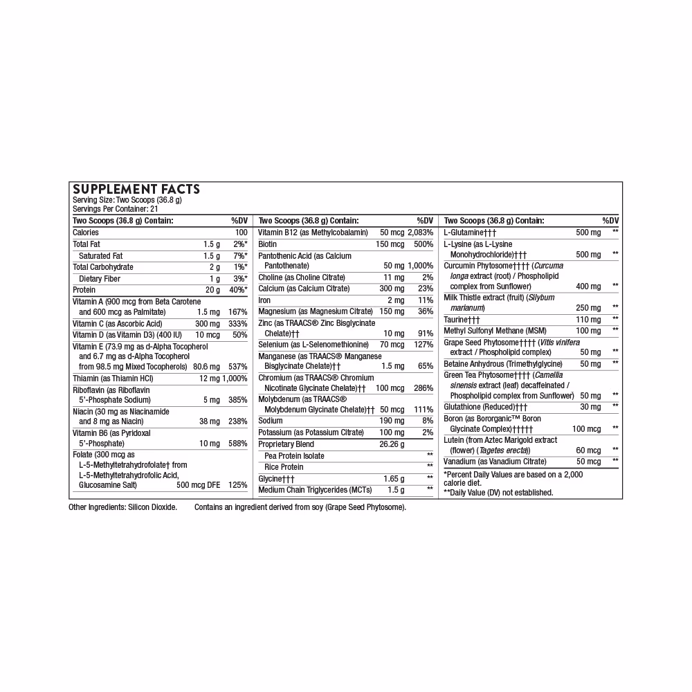 Thorne MediClear Plus Powder – 772g 5