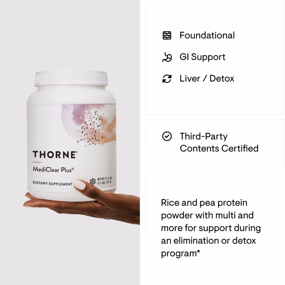 Thorne MediClear Plus Powder – 772g 2
