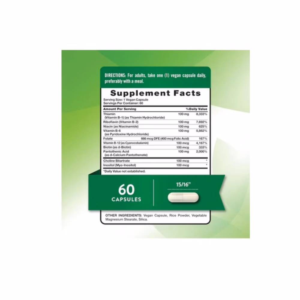 Nature's Truth B 100 B Complex Cap 60s 3