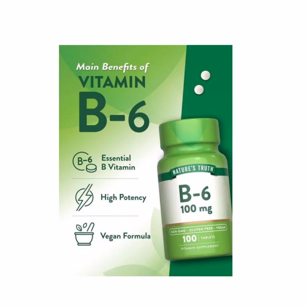 Nature's Truth B6 100mg Tab 100s 2