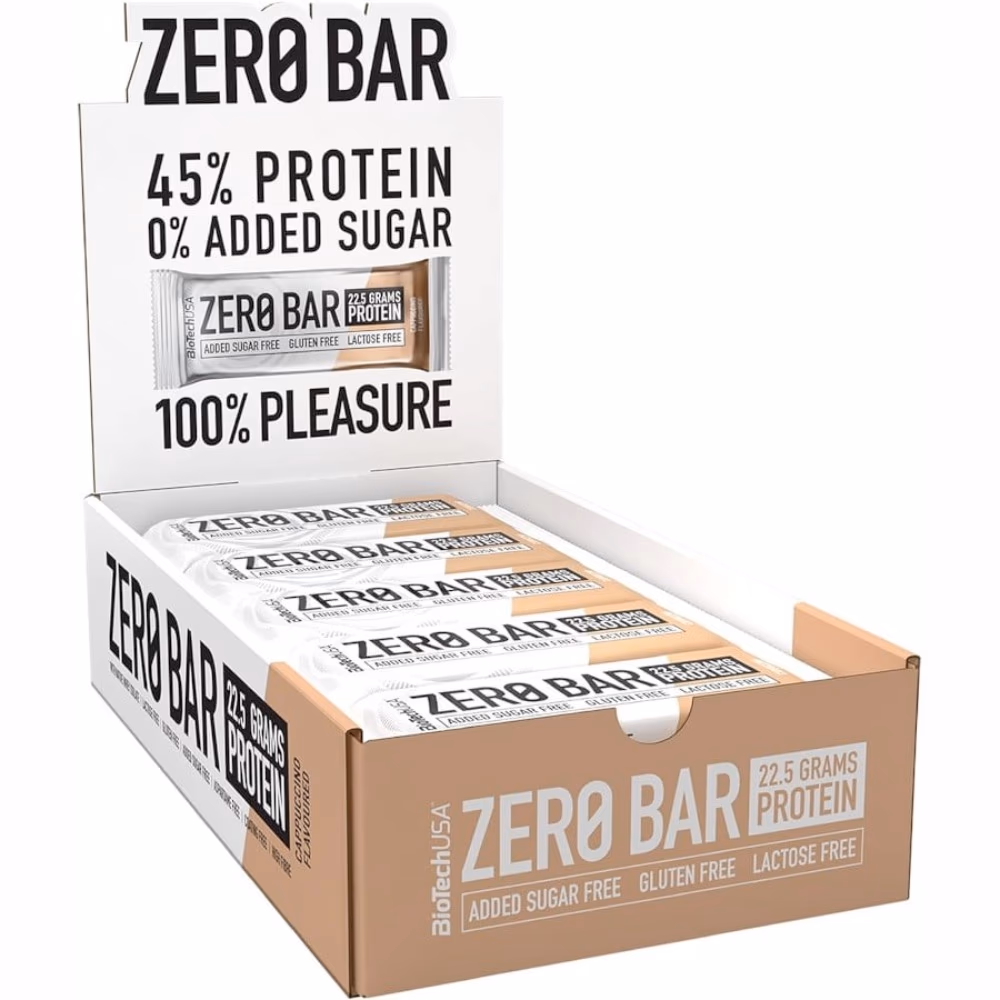 BioTech Zero Bar Cappuccino Protein Bar – 50 g 2