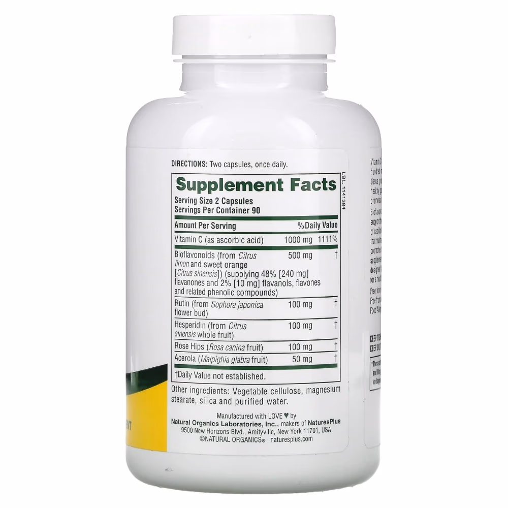 Nature Plus Super C Complex Capsules – 180 Count 2